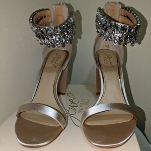 Badgley Mischka size 11 Jeweled Shoes